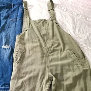 Pink blush maternity overalls